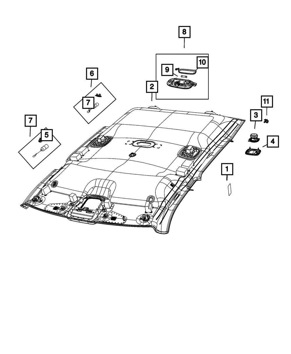 Headliner - Mopar (7gl40dx9aa)