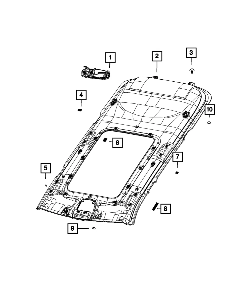 Headliner - Mopar (7hq29sd4ab)