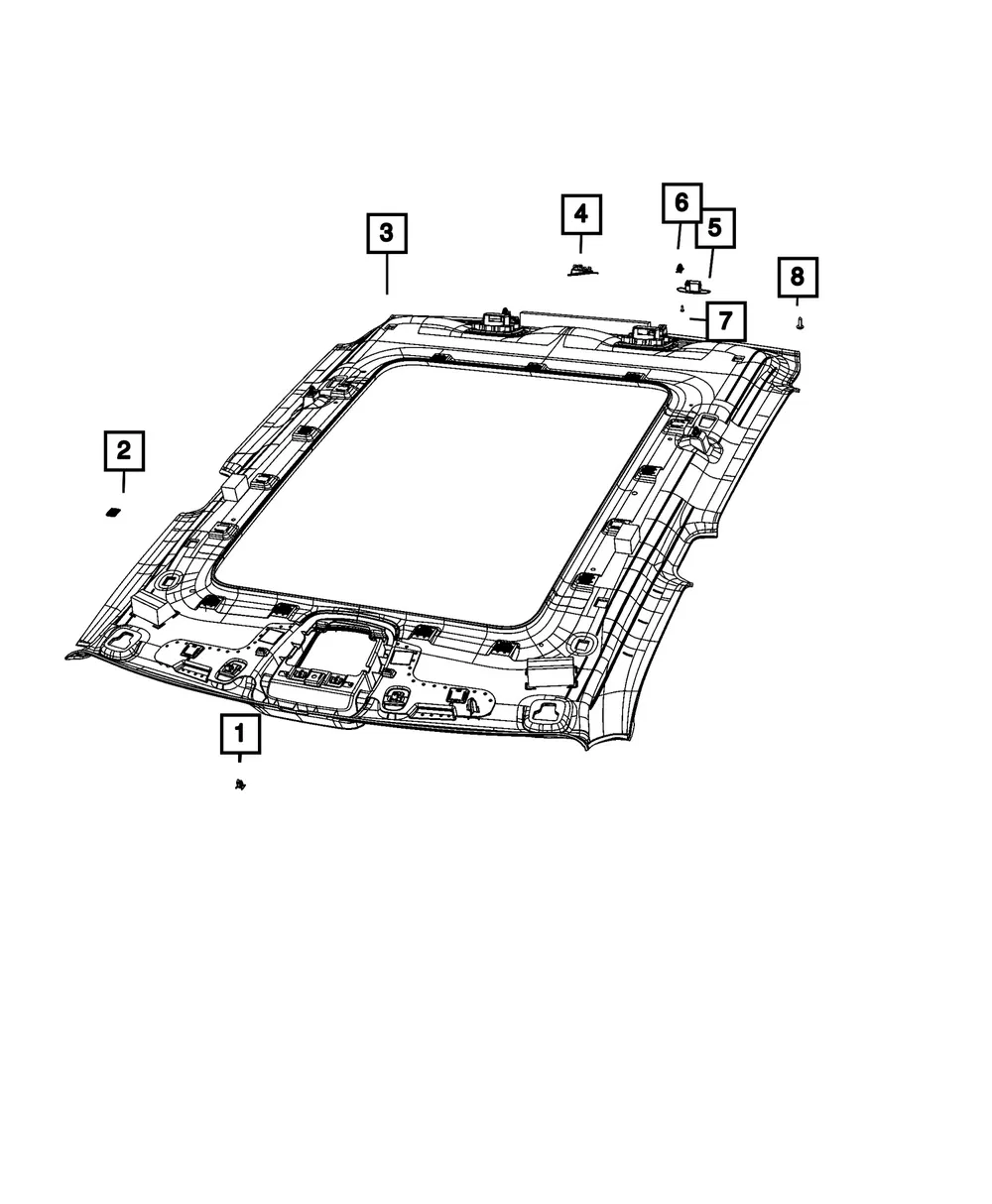 Headliner - Mopar (7kb00tx7aa)