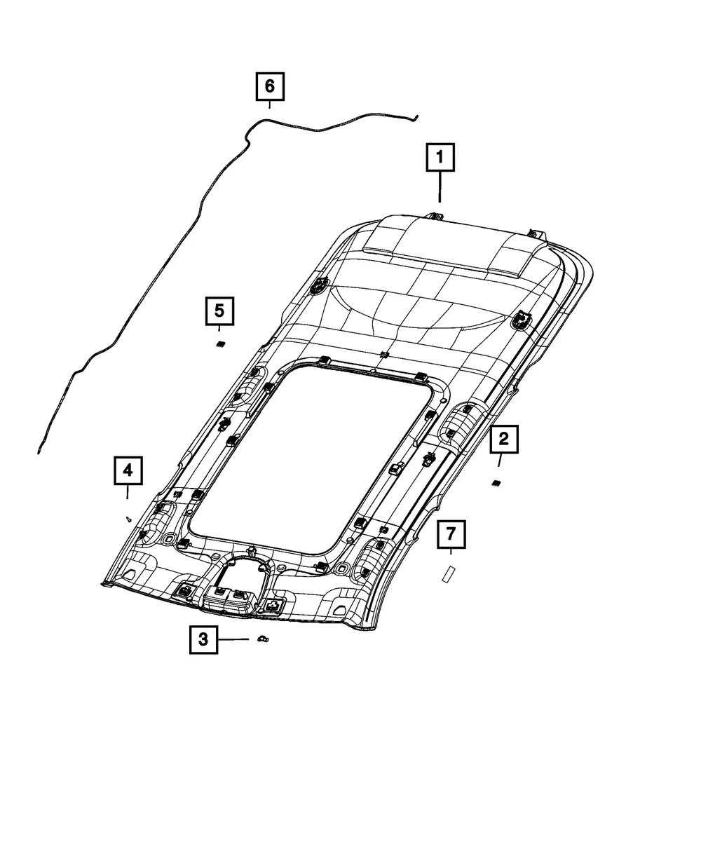 Headliner - Mopar (7kj59tx7aa)