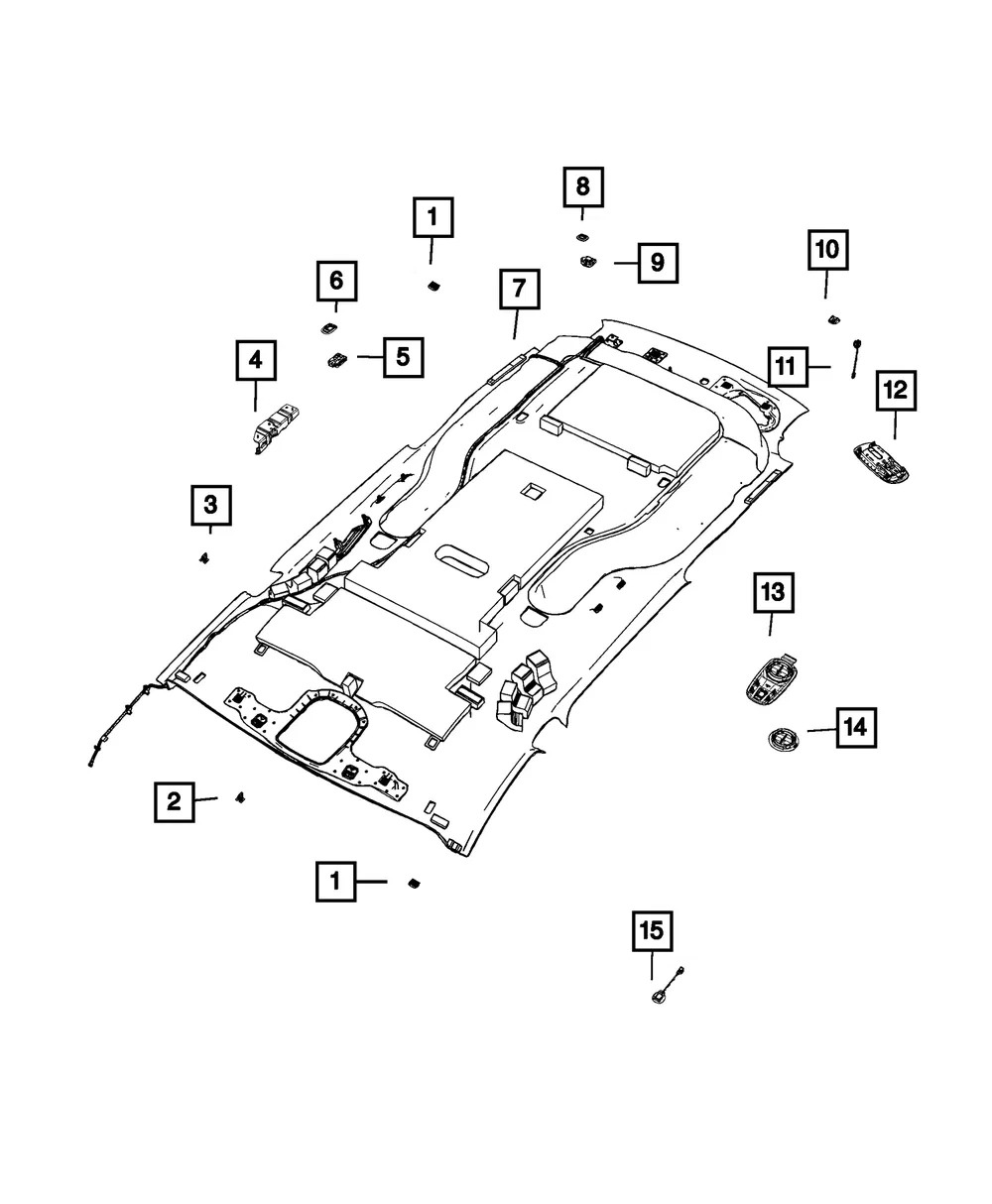 Headliner - Mopar (7kk98dx9aa)
