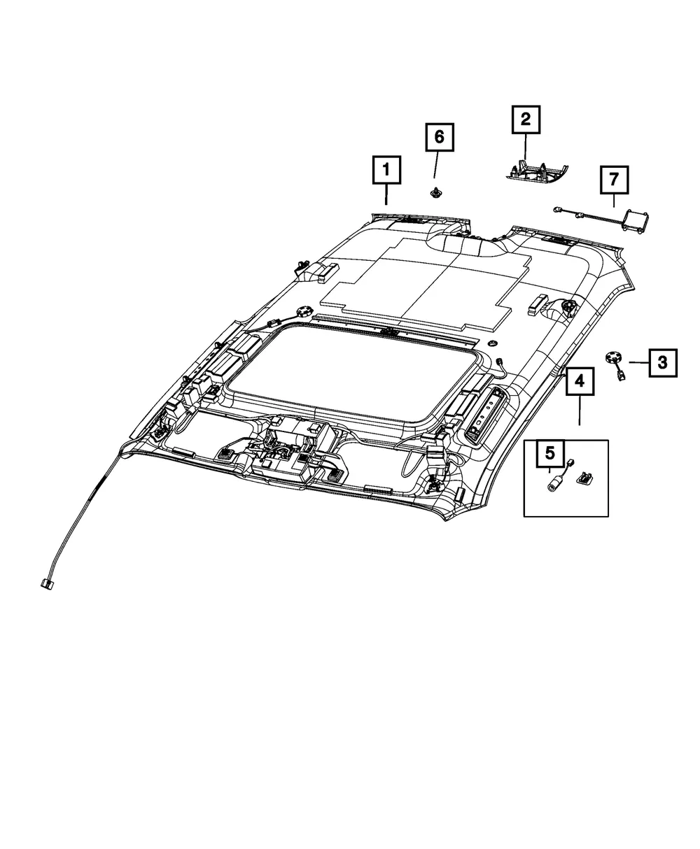 Headliner - Mopar (7kw74dx9aa)