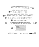 Fender Front Decal, Left - Mopar (7re05ca1aa) - view 8