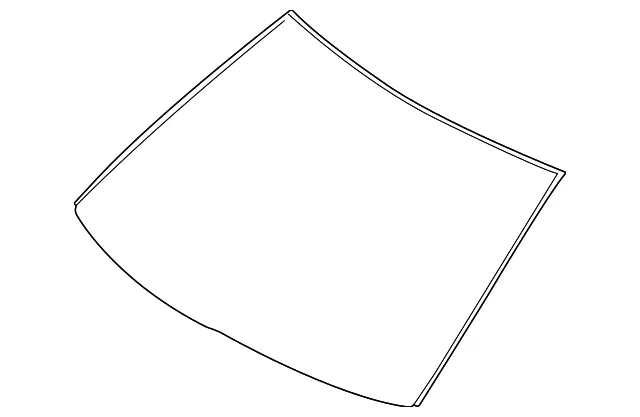 Windshield - Ford (7t4z7803100a) - view 3