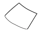 Windshield - Ford (7t4z7803100a) - view 7