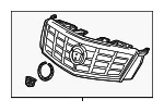 Front Upper Grille - GM (84009770) - view 7