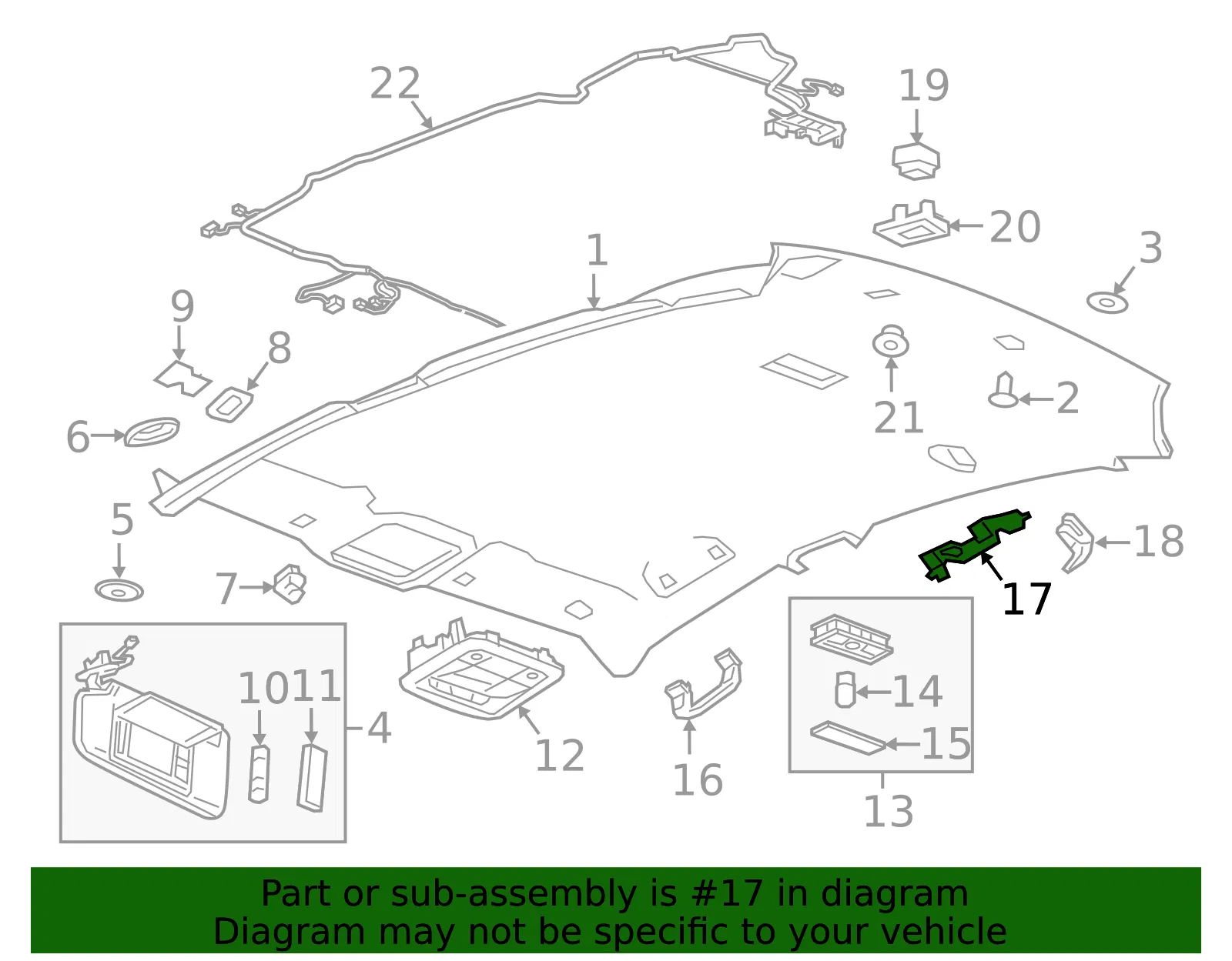 Grip Handle Bracket - GM (84012349) - view 3