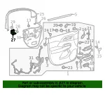 Front Side Door Pull Handle Bracket - GM (84018936) - view 8