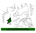 Engine Front Splash Shield - GM (84023359) - view 9