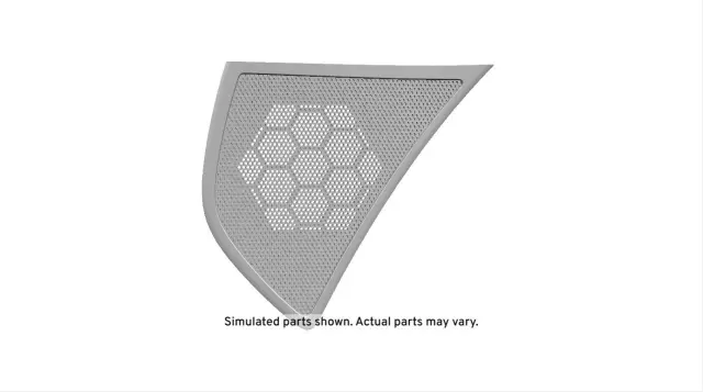 Jet Black Front Driver Side Speaker Grille - GM (84038697)
