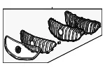 Front Grille - GM (84055804) - view 8