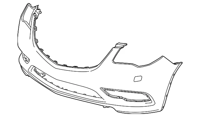 Front Upper Bumper Cover - GM (84055839) - view 2