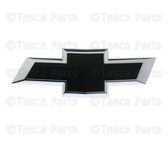 Black Front Bumper Fascia Bowtie Logo - GM (84056108)