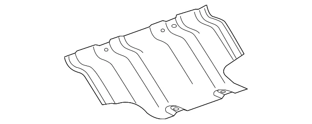 Engine Splash Shield - GM (84061009) - view 2