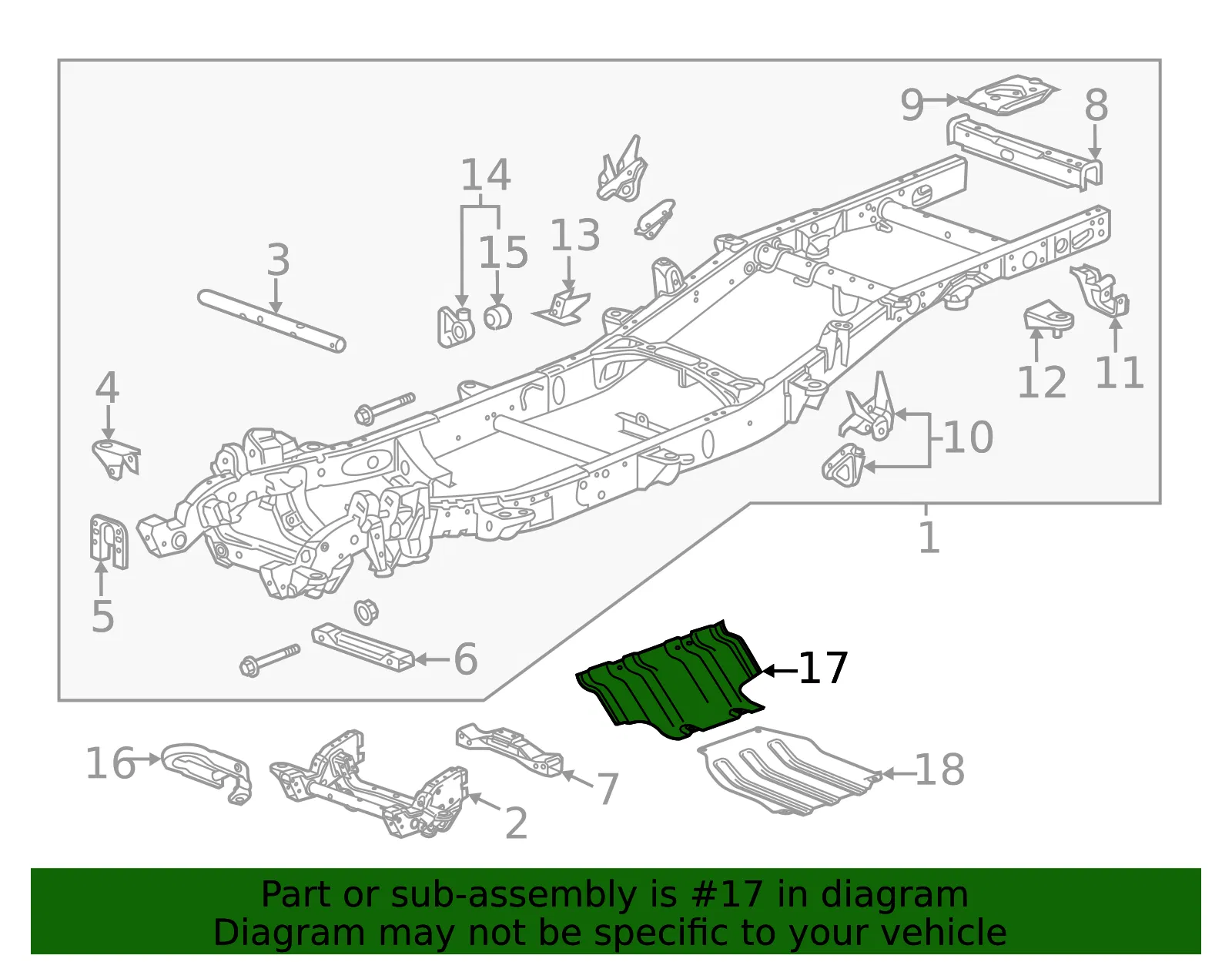 Engine Splash Shield - GM (84061009) - view 3