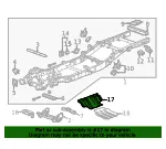 Engine Splash Shield - GM (84061009) - view 6
