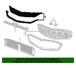 Front Upper Grille - GM (84061035) - view 9