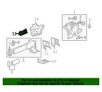 Fender Apron Bracket - GM (84088954) - view 7