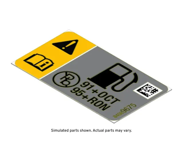Caution Label - GM (84089675) - view 4