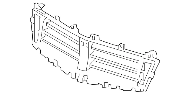Front Bumper Shutter - GM (84097277) - view 5