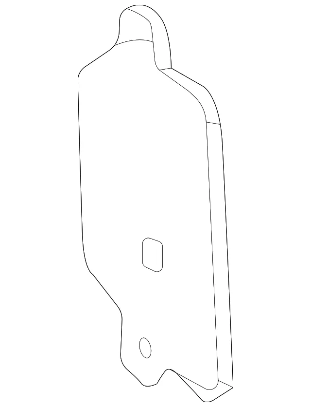 Front Driver Side Wheelhouse Splash Shield - GM (84100499) - view 3