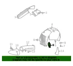 Front Driver Side Wheelhouse Splash Shield - GM (84100499) - view 8