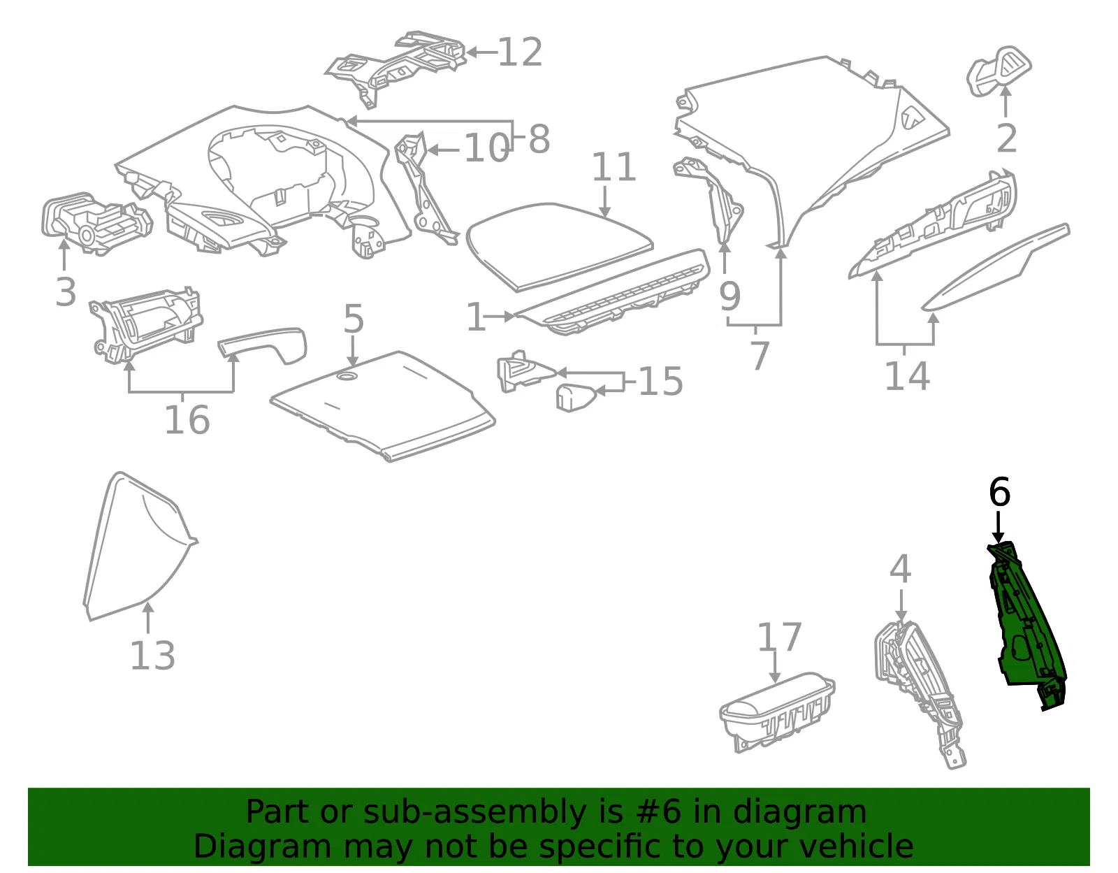 Front Applique - GM (84103643) - view 4