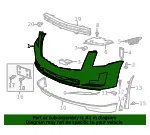 Front Upper Bumper Cover - GM (84110983) - view 6