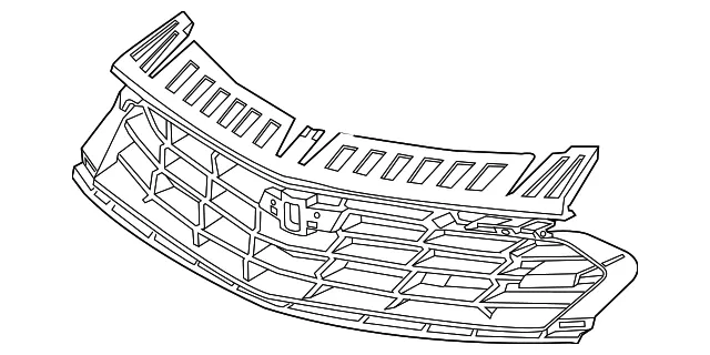 Front Upper Grille - GM (84112274) - view 3