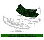 Front Upper Grille - GM (84112274) - view 9