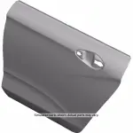 Rear Driver Side Door Outer Panel - GM (84113597) - view 5