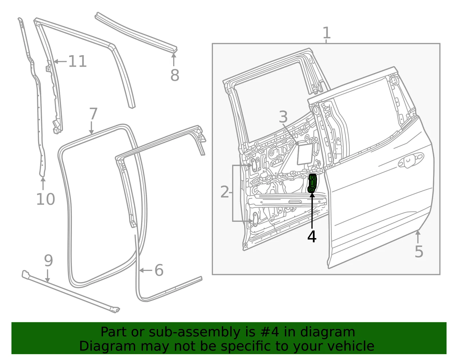 Door Shell Bracket - GM (84117805) - view 4