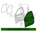Front Driver Side Door Outer Panel - GM (84117868) - view 5