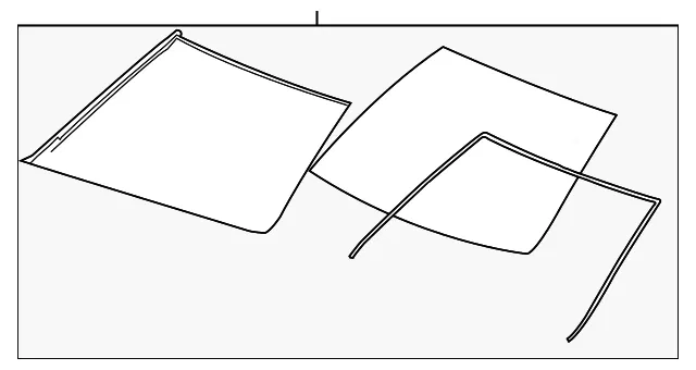 Windshield - GM (84118917) - view 2