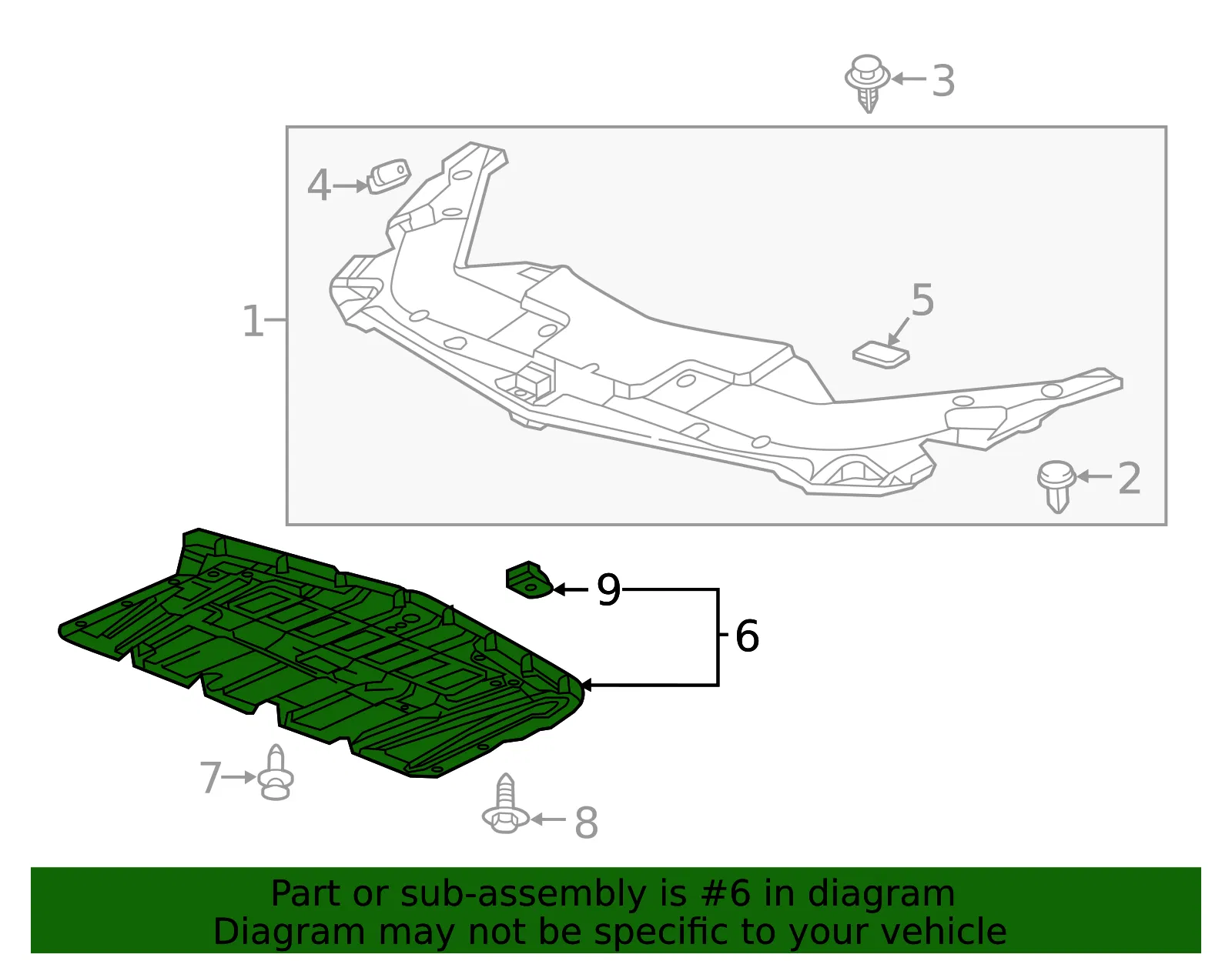 Lower Deflector - GM (84119803) - view 3