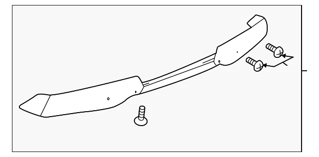Spoiler, Decklid - GM (84133913) - view 4