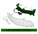 Front Upper Grille - GM (84140573) - view 12
