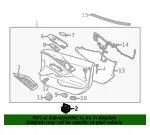 Door Trim Panel Bracket - GM (84147918) - view 9