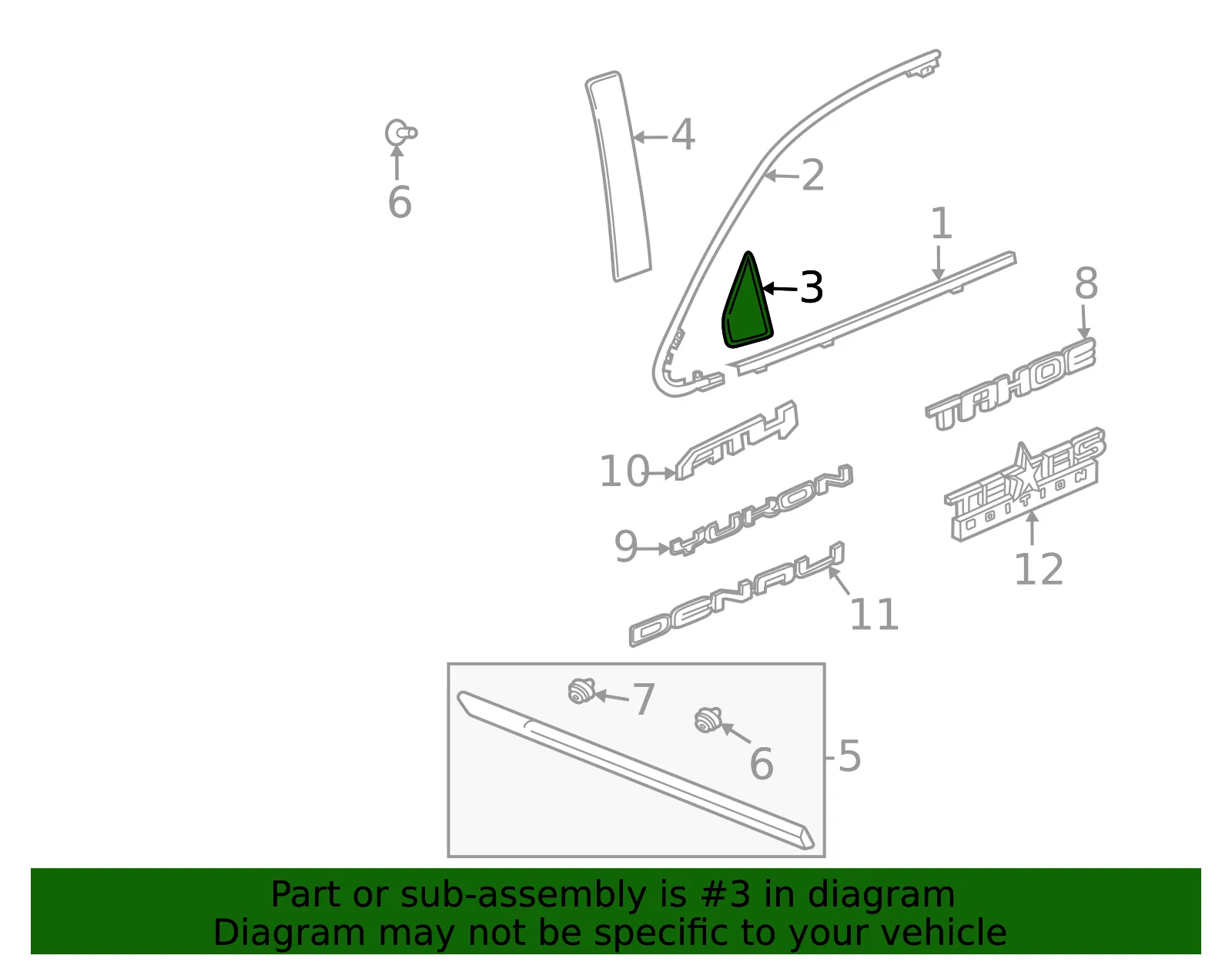 Front Applique - GM (84148579) - view 4