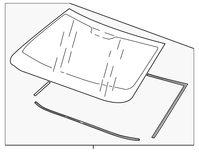 Windshield - GM (84156742) - view 2