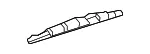 Rear Window Wiper Blade, 10 in - GM (84166522) - view 9