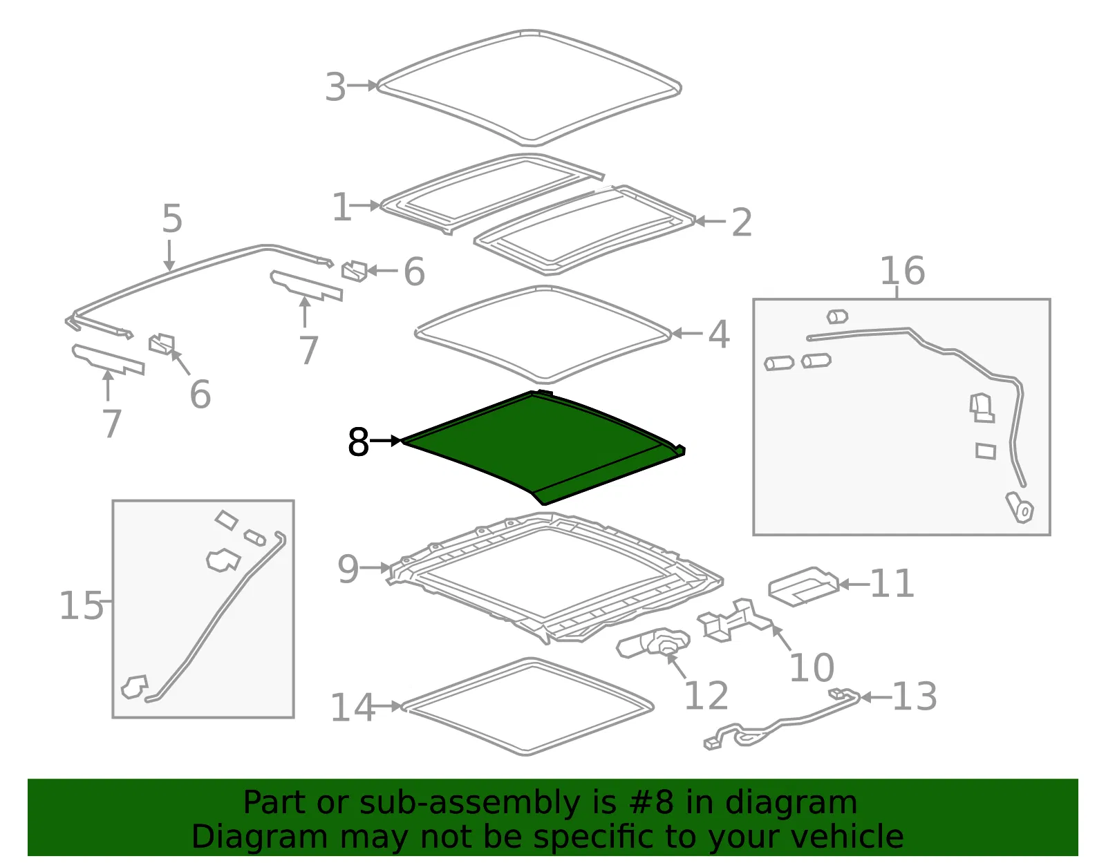 Sunshade - GM (84175476) - view 4