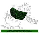 Front Upper Grille - GM (84180921) - view 9