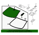 Windshield - GM (84184887) - view 6