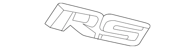 Nameplate - GM (84188521) - view 3