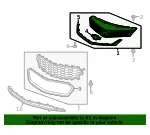 Front Upper Grille - GM (84189613) - view 6