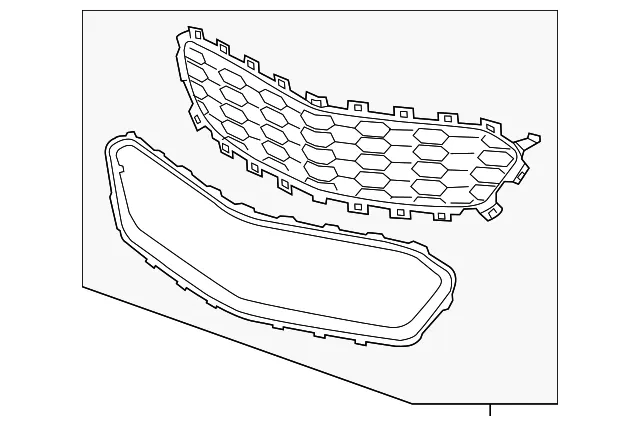 Front Grille - GM (84189628) - view 2