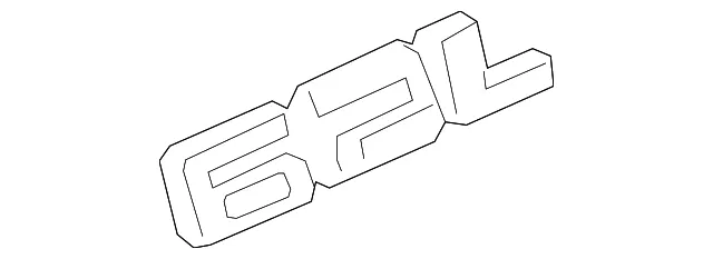 Nameplate - GM (84192174) - view 4