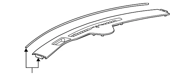Defroster Grille - GM (84199724) - view 2