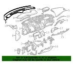 Defroster Grille - GM (84199724) - view 7